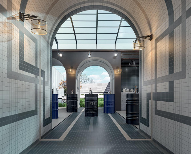 Керама Марацци / Kerama Marazzi 1331 АГУСТА серый темный 9,8x9,8 (12 частей)