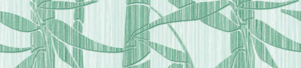 Нефрит-Керамика Бордюр 63-03-71-014-0 Бамбук бирюзовый 6х25