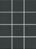 Керамогранит Керама Марацци Kerama Marazzi 1333 АГУСТА черный 9,8x9,8 (12 частей)