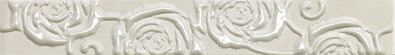 Керамическая плитка Бордюр Атлас Конкорд Оптима Р Бьянко-Ноче / Atlas Concorde Optima R Bianco-Noce 3,5х25