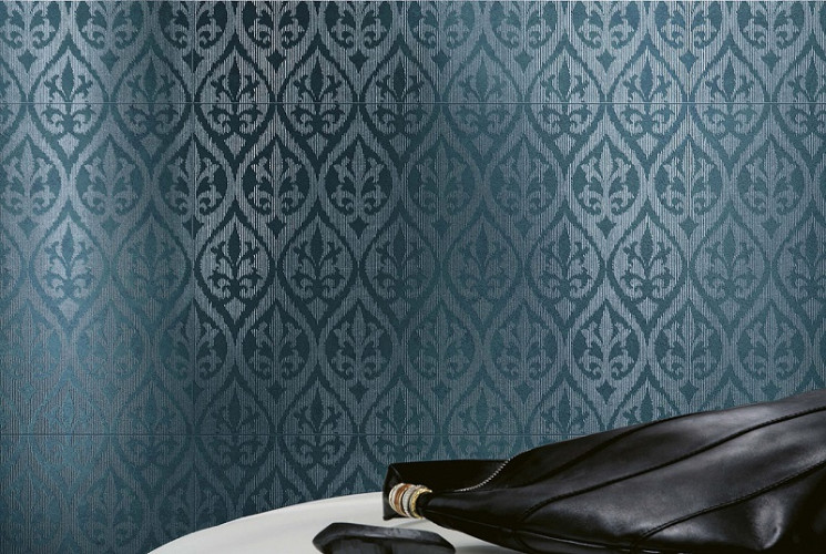 Керамическая плитка Атлас Конкорд / Atlas Concorde Drift Blue Stripe / Дрифт Блю Страйп 40x80