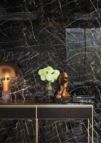 Керамогранит Атлас Конкорд АЛЛЮР ИМПЕРИАЛ БЛЭК Рет / Atlas Concorde Allure Imperial Black Rett 60x120