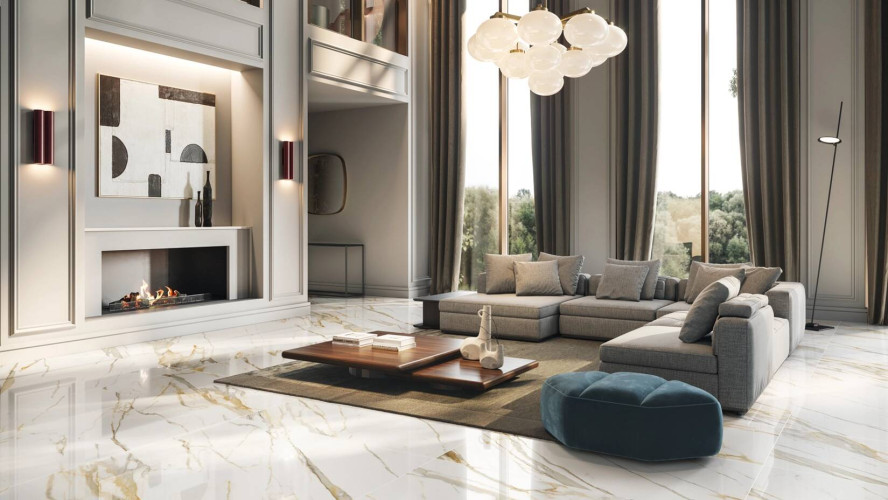 Италон Стелларис Калакатта Голд Рет / Italon Stellaris Calacatta Gold Ret 60x120