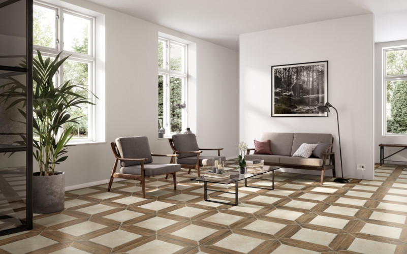 Керамогранит Колизеум ГАРДА БЕЛЫЙ GARDA 45x45