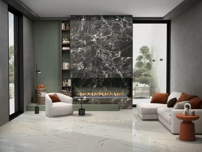 Керама Марацци / Kerama Marazzi SG572990R РИАЛЬТО черный матовый обрезной 80x160