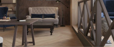 Керамогранит Estima Classic Wood Эстима Классик Вуд Ступень CW02 33x120 Неполир. (прямоугол. бортик) без насечек + Подступенок 14,5x120