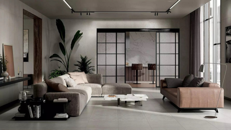 Керамогранит Керама Марацци Kerama Marazzi SBD065\SG6475 МОНСЕРРАТ Декор серый светлый обрезной 60x60