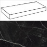 Атлас Конкорд ЭМПАИР КАЛАКАТТА БЛЭК СТУПЕНЬ УГЛОВАЯ / Atlas Concorde Empire Calacatta Black Scale Angle 33x60