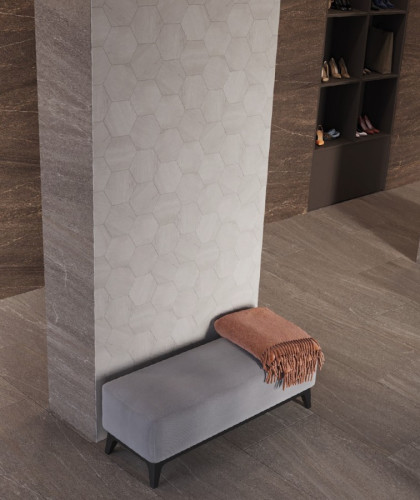 Керамогранит Estima Classic Wood Эстима Классик Вуд Мозаика CW01 Hexagon Неполир. 25x28,5