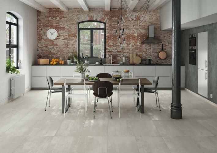 Керамогранит Колизеум ТУРИН УАЙТ СТУПЕНЬ Угл. ПРАВ 33x90