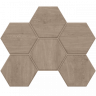 Керамогранит Estima Classic Wood Эстима Классик Вуд Мозаика CW02 Hexagon Неполир. 25x28,5