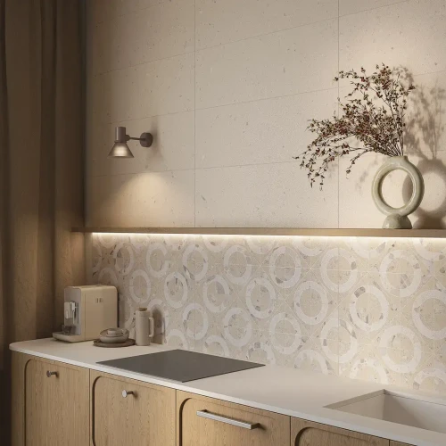 Керама Марацци / Kerama Marazzi KMD3STA122BR ТАРАСКОН Декор бежевый светлый матовый обрезной 30x89,5