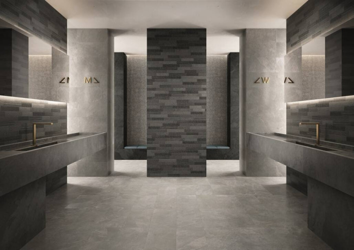 Италон Материя Карбонио Ступень Фронт / Italon Materia Carbonio Scale Front 33x60