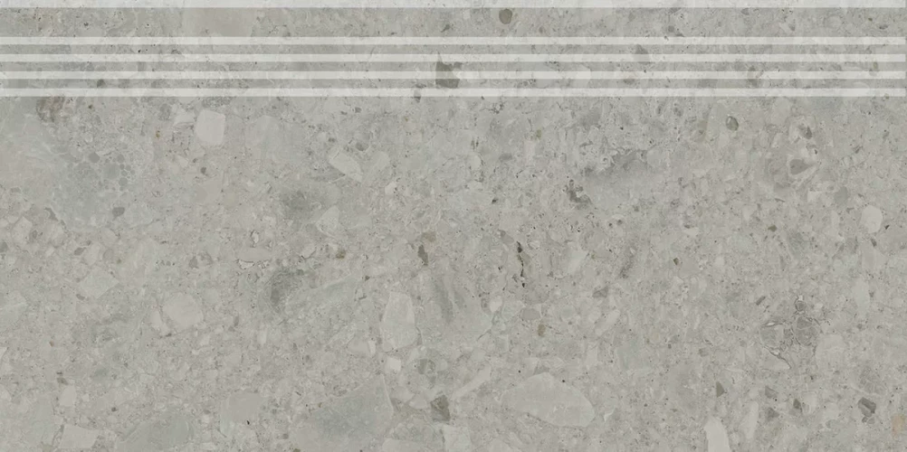 Керама Марацци / Kerama Marazzi DD606020R\GR ЧЕППО ДИ ГРЕ Ступень серый матовый обрезной 30x60
