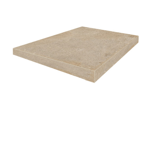 Керамогранит Колизеум ЧЕРВИНИЯ ПЕСОК СТУПЕНЬ Угл. ЛЕВ 33x45