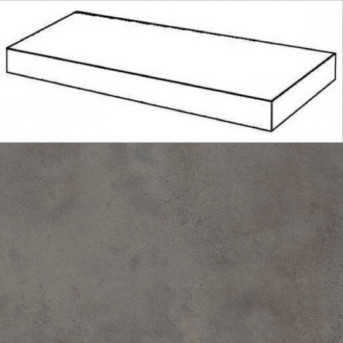 Италон Миллениум Блэк Ступень Угловая / Italon Millennium Black Scale Angle 33x80