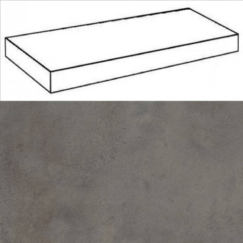 Италон Миллениум Блэк Ступень Угловая / Italon Millennium Black Scale Angle 33x80