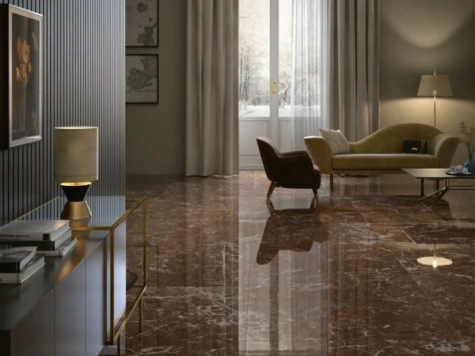 Керама Марацци / Kerama Marazzi SG850692R РИАЛЬТО бордо лаппатированный обрезной 80x80
