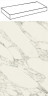 Италон Шарм Делюкс Арабескато Уайт Ступень Угловая / Italon Charme Deluxe Arabescato White Scale Angle 33x120