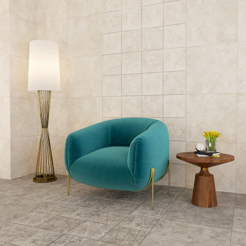 Керамогранит КЕРАМИН АВАЛОН 1Д Декор светло-серый матовый 50x50