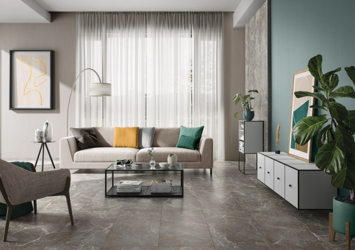 Керамогранит Колизеум ТРЕВИ БРАУН ПЛИНТУС 7,2x90