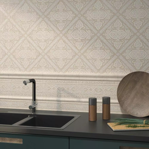 Керамическая плитка Керама Марацци / Kerama Marazzi BLC023R КАРМУ БОРДЮР БАГЕТ серый светлый матовый 30x5