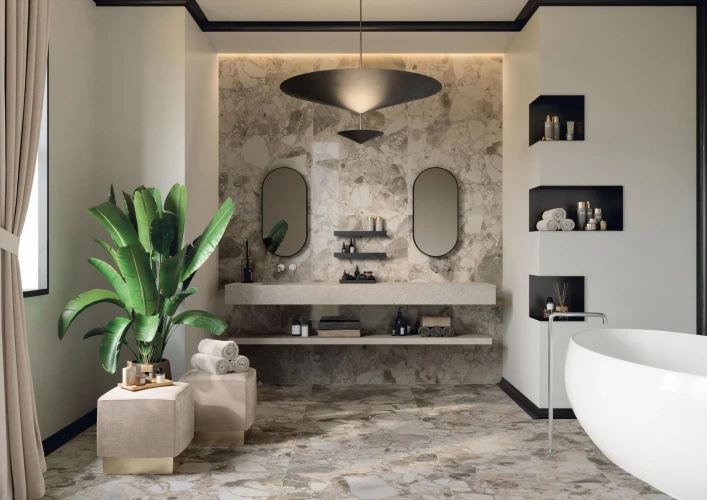 Атлас Конкорд Ф.Д.М. ЧЕППО АПУАНО ПЕРЛ Лап / Atlas Concorde F.D.M. CEPPO APUANO PEARL Lap 80x160