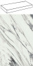 Италон Шарм Делюкс Статуарио Фантастико Ступень Угловая / Italon Charme Deluxe Statuario Fantastico Angle 33x120