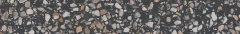 Керамогранит Керама Марацци / Kerama Marazzi KM6060G0021RBT6 БРИЧИОЛА Плинтус черный матовый обрезной 9,5x60