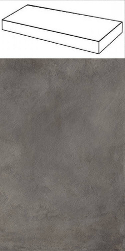 Италон Миллениум Блэк Ступень Угловая / Italon Millennium Black Scale Angle 33x120