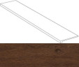 Керамогранит Atlas Concorde Oak Reserve Dark Brown Scale Front / Атлас Конкорд Оак Резерв Дарк Браун Ступень Фронт 33х120