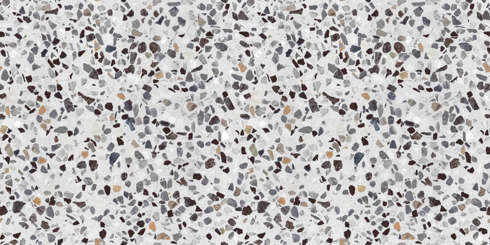 Керамогранит ПИАСТРЕЛЛА TB12610R terrazzo bianca / терраццо чипсы матовый 60x120