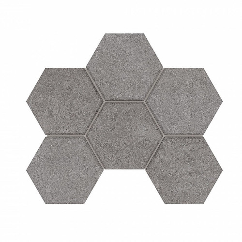Керамогранит Estima Luna Эстима Луна Мозаика LN02/TE02 Hexagon Неполир. 25x28,5