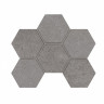 Керамогранит Estima Luna Эстима Луна Мозаика LN02/TE02 Hexagon Неполир. 25x28,5