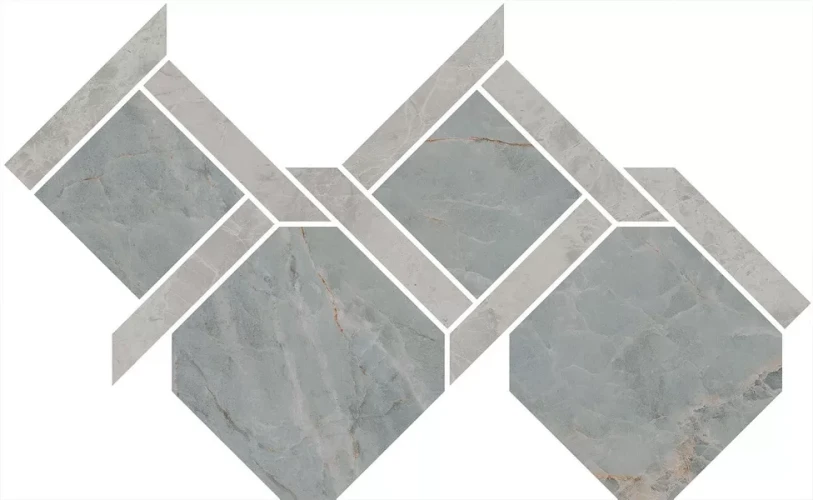 Керама Марацци / Kerama Marazzi ID166 РИАЛЬТО ДЕКОР 2 наборный лаппатированный обрезной 48x29,5