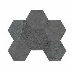 Керамогранит Estima Luna Эстима Луна Мозаика LN03/TE03 Hexagon Неполир. 25x28,5