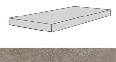 Керамогранит Atlas Concorde Drift Light Grey Scalino Angolare DX / Атлас Конкорд Дрифт Лайт Грей Ступень угловая правая 33х120