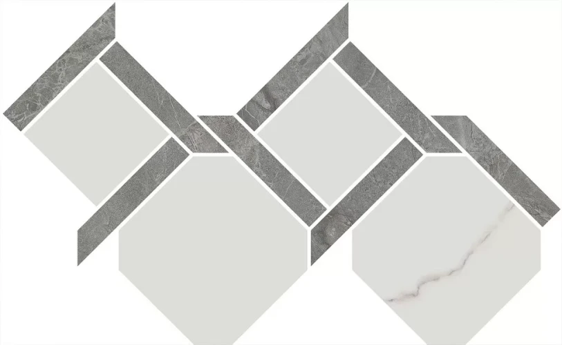 Керама Марацци / Kerama Marazzi ID167 РИАЛЬТО ДЕКОР 3 наборный лаппатированный обрезной 48x29,5