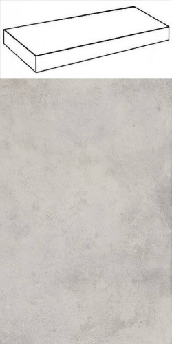 Италон Миллениум Сильвер Ступень Угловая / Italon Millennium Silver Scale Angle 33x120