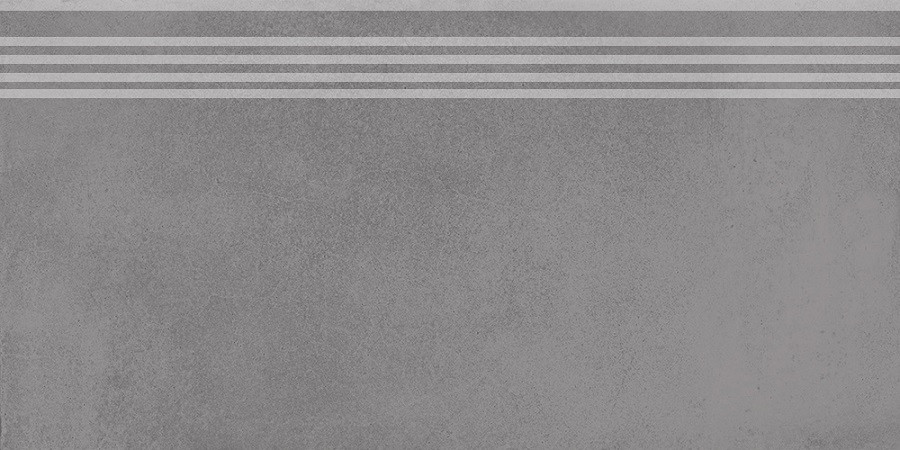 Керамогранит Керама Марацци Kerama Marazzi МИРАБО СТУПЕНЬ DD253600R\GR серый обрезной 30x60