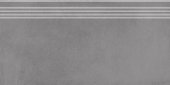 Керамогранит Керама Марацци Kerama Marazzi МИРАБО СТУПЕНЬ DD253600R\GR серый обрезной 30x60
