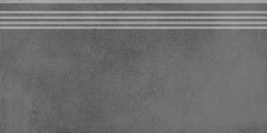 Керамогранит Керама Марацци Kerama Marazzi МИРАБО СТУПЕНЬ DD253700R\GR серый темный обрезной 30x60