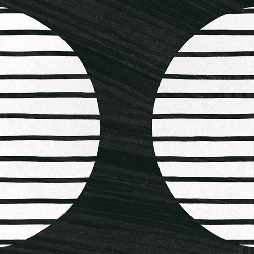 Керамогранит EQUIPE CAPRICE DECO Moonline B&W 20x20