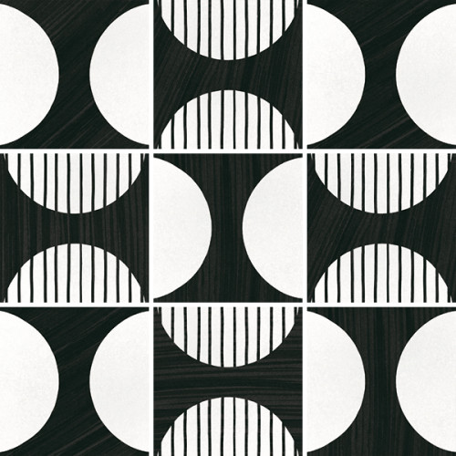 Керамогранит EQUIPE CAPRICE DECO Moonline B&W 20x20