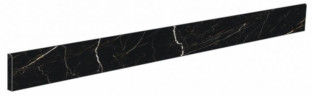 Керамогранит Атлас Конкорд АЛЛЮР ИМПЕРИАЛ БЛЭК Плинтус Лап / Atlas Concorde Allure Imperial Black Battiscopa Lap 7,2x60