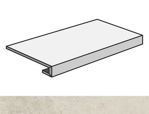 Керамогранит Atlas Concorde Drift White Scalino Frontale / Атлас Конкорд Дрифт Вайт Ступень фронтальная 33х60