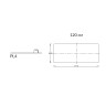 Керамогранит Керама Марацци Kerama Marazzi PL4.DL500900R\120 ФОНДАМЕНТА СТОЛЕШНИЦА 120 серый 48x111
