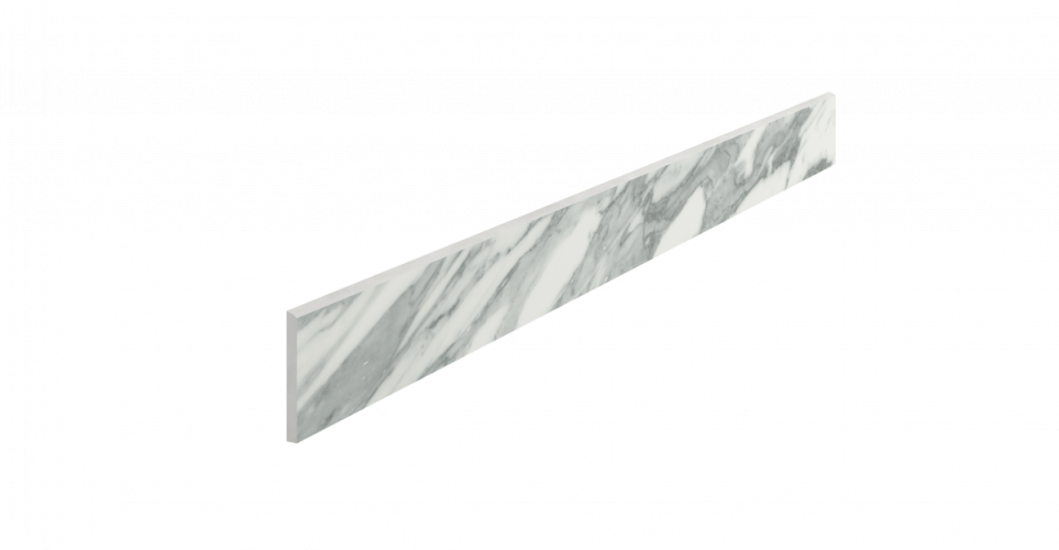 Керамогранит Колизеум УФФИЦИ УАЙТ ПЛИНТУС 7,2x90