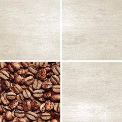 Нефрит-Керамика Вставка Декор 14-03-16-130-3 Кофе коричневый 20х20