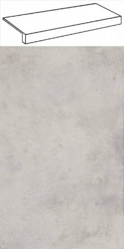 Италон Миллениум Сильвер Ступень Фронт / Italon Millennium Silver Scale Front 33x120